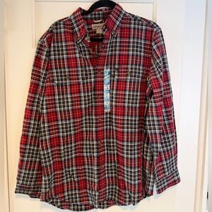 NWT Carhartt Plaid Button Down Shirt